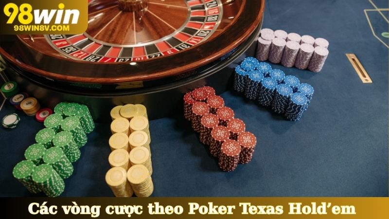Các vòng cược theo luật chơi Poker Texas Hold’em 